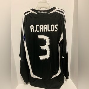 Black and White Large Teal Madrid Jersey